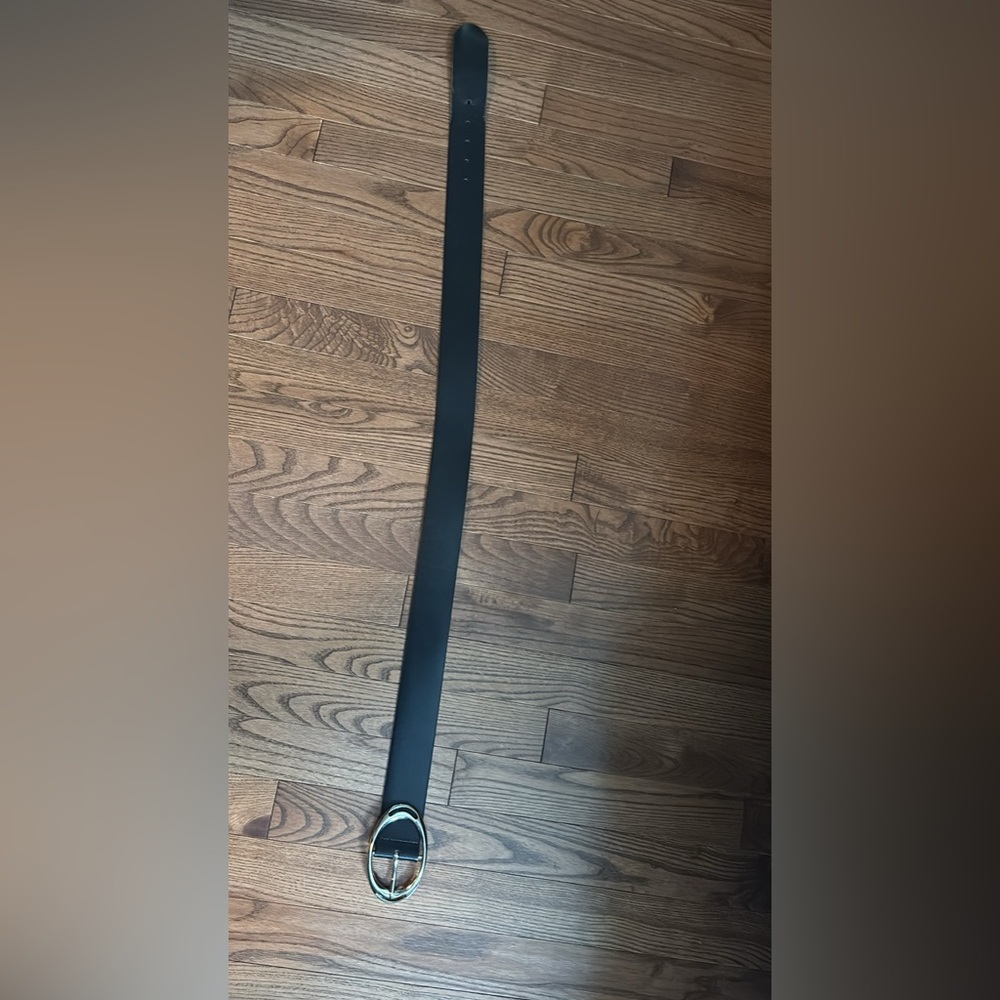Made in Canada leather Black Belt